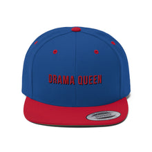 Load image into Gallery viewer, Drama Queen Unisex Flat Bill Hat
