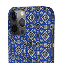 Load image into Gallery viewer, Ajrak Snap Case - Blue
