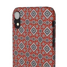 Load image into Gallery viewer, Ajrak Snap Case - Red
