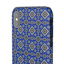 Load image into Gallery viewer, Ajrak Snap Case - Blue
