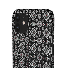 Load image into Gallery viewer, Ajrak Snap Case - Black
