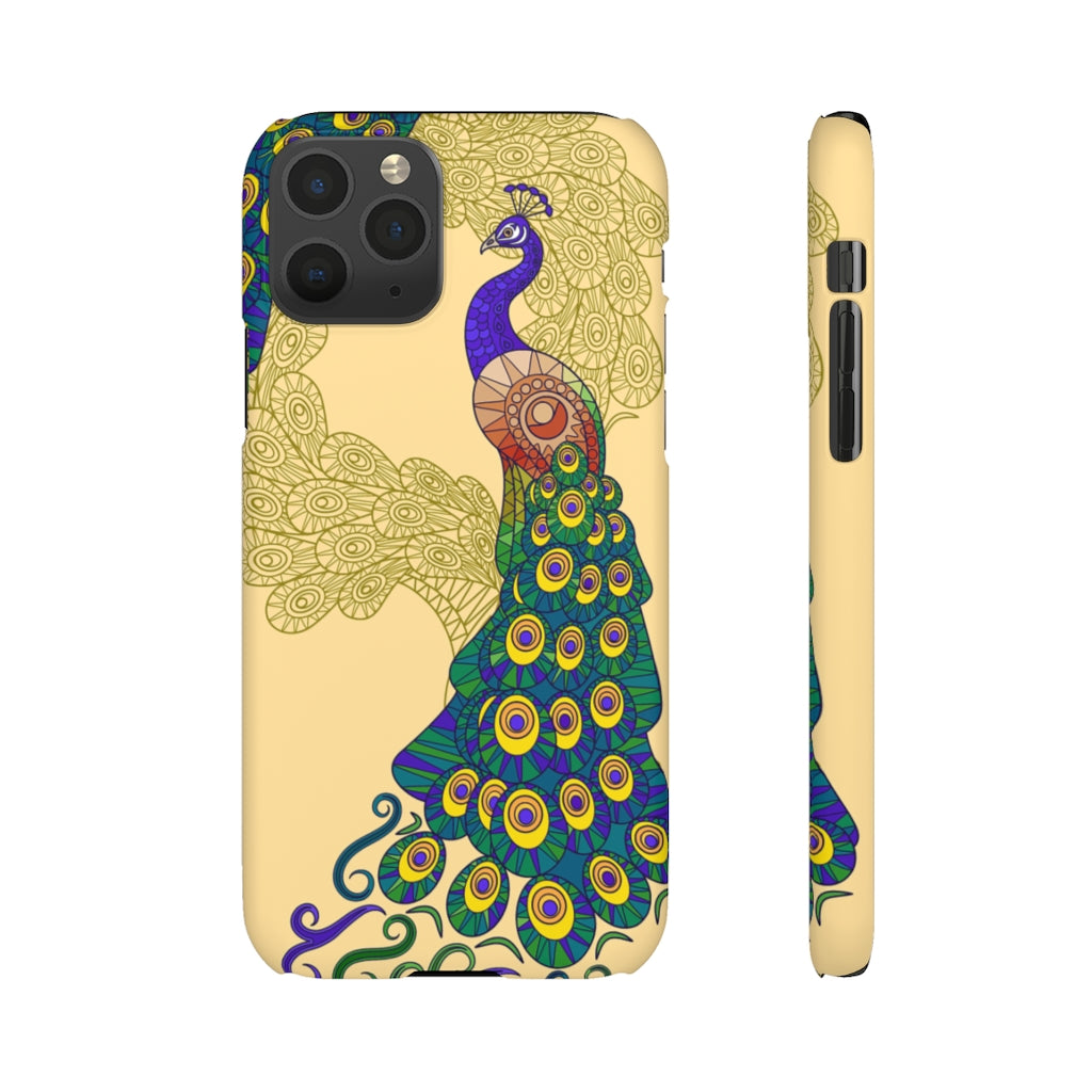 Peacock Snap Case