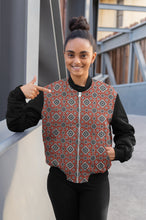 Load image into Gallery viewer, Ajrak Bomber Jacket - Red
