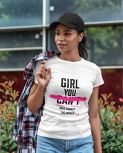 Load image into Gallery viewer, Girl you will change the world Tee
